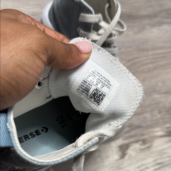 Kids High-Top Platform Converse Sneakers Size 11 - Picture 5 of 6